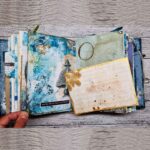 Handgefertigtes Junk Journal "Oachkatzl's Wintertale" – Bild 14