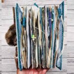 Handgefertigtes Junk Journal "Oachkatzl's Wintertale" – Bild 5