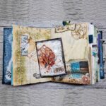 Handgefertigtes Junk Journal "Oachkatzl's Wintertale" – Bild 7