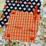 Handgefertigtes Junk Journal "Orange Scrappy" – Bild 3