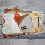 Handgefertigtes Junk Journal "Orange Scrappy" – Bild 6
