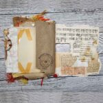 Handgefertigtes Junk Journal "Orange Scrappy" – Bild 4