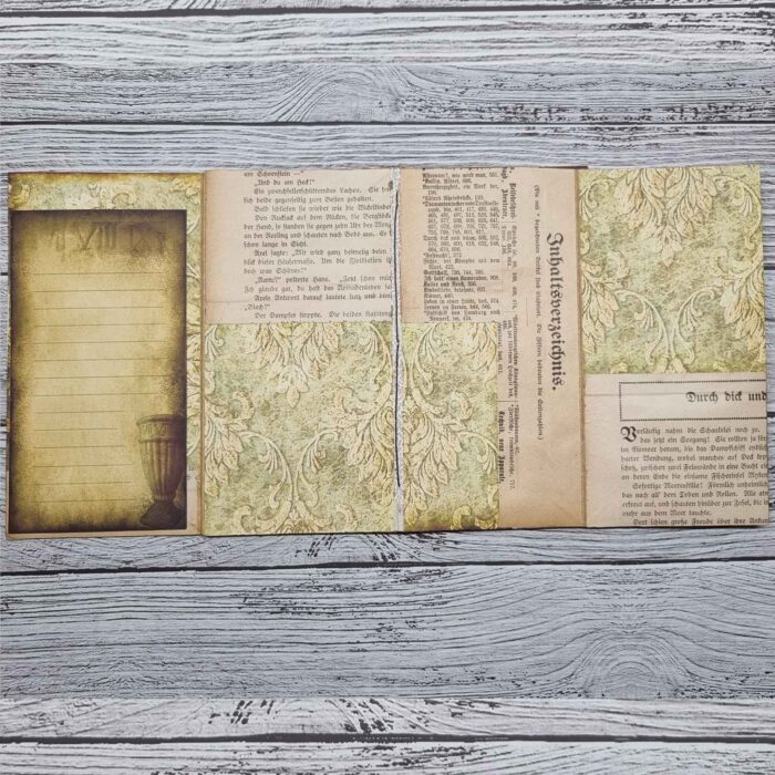 Handgefertigtes "Vintage Tag Folio" – Bild 5
