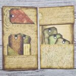 Handgefertigtes "Vintage Tag Folio" – Bild 4