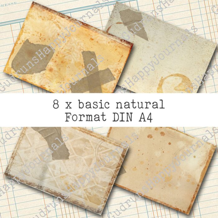 Basic Natural Hintergrund Set, 8 Seiten [Digital] – Bild 3