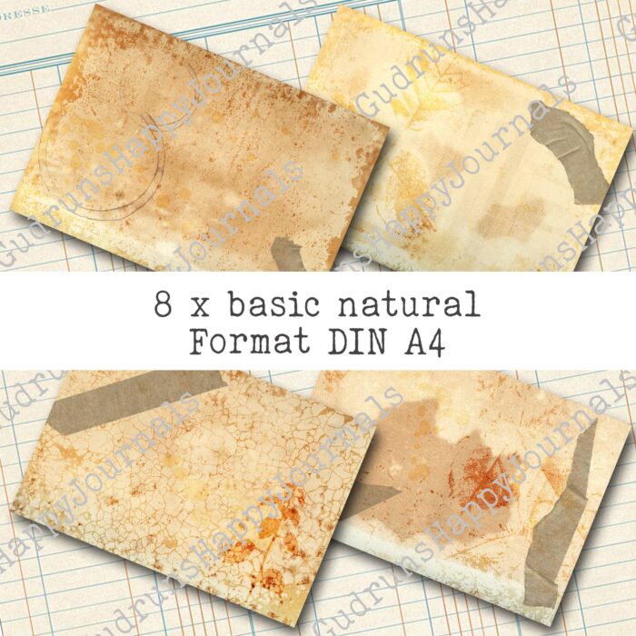 Basic Natural Hintergrund Set, 8 Seiten [Digital] – Bild 2