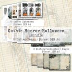 Gothic Horror Halloween Bundle - Papier + Ephemera, 18 Seiten [Digital]
