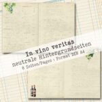 In vino veritas, neutrales Hintergrundpapier, 8 Seiten [Digital] – Bild 4