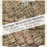 Vintage Weihnachts-Kacheln, 120 Motive, 50 Seiten [Digital]