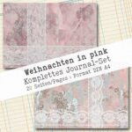 Weihnachten in pink, komplettes Journal-Set, 20 Seiten [Digital] – Bild 9