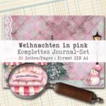 Weihnachten in pink, komplettes Journal-Set, 20 Seiten [Digital] – Bild 2