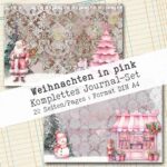 Weihnachten in pink, komplettes Journal-Set, 20 Seiten [Digital] – Bild 3
