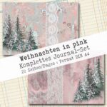 Weihnachten in pink, komplettes Journal-Set, 20 Seiten [Digital] – Bild 6